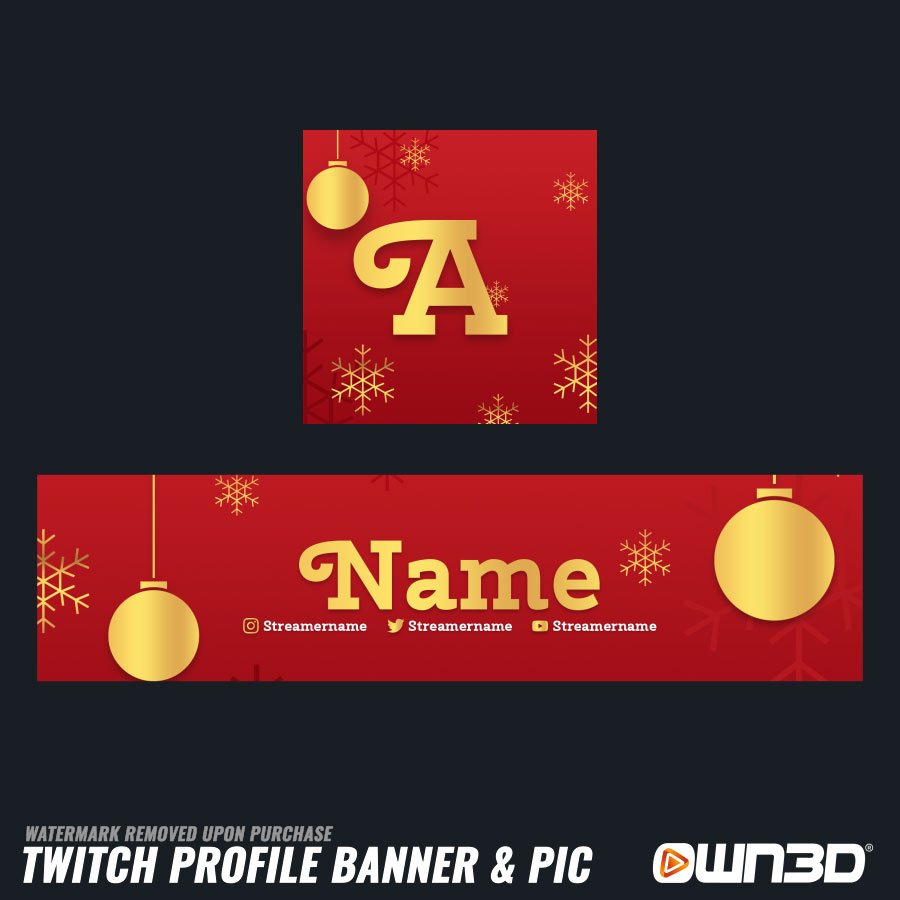 Xmas Twitch banners
