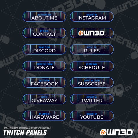 Xmas Twitch Panels - #1 Shop for Streamers | OWN3D