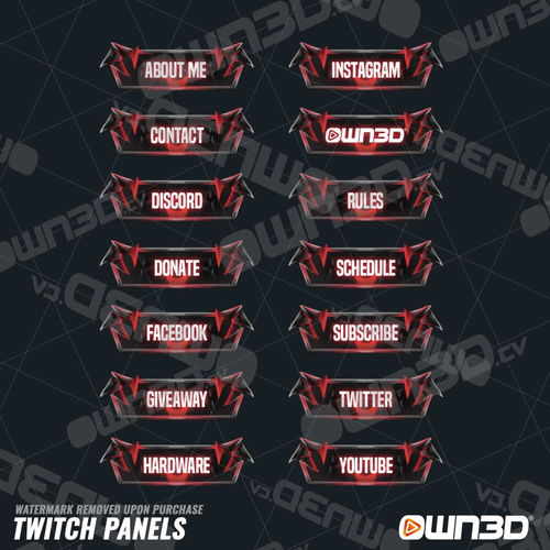 Arachne Twitch Panels - OWN3D