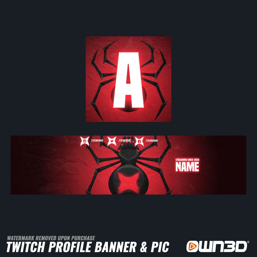 Arachne Banners de Twitch