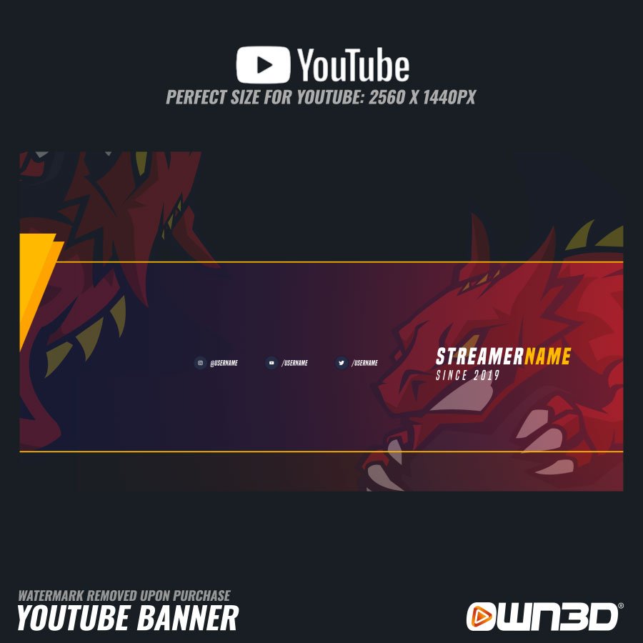 Dragon YouTube Banner