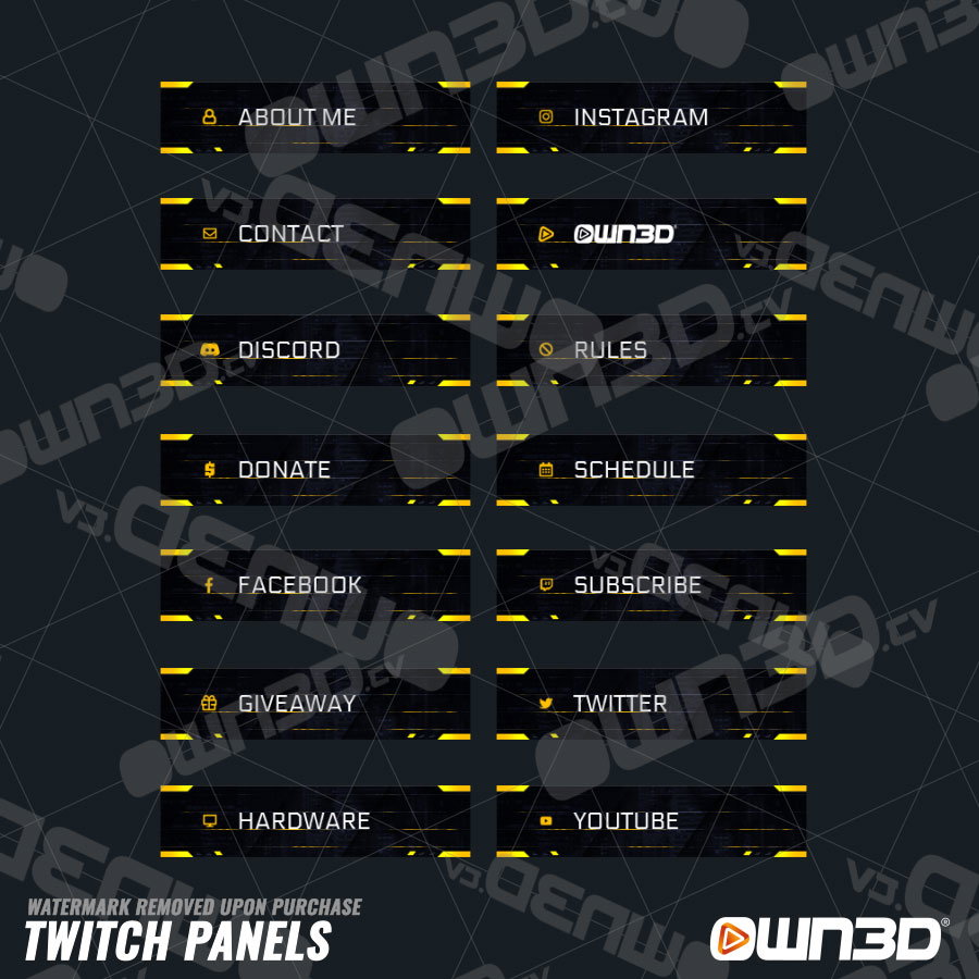 Gta Mod Panel GTA Twitch Panels - OWN3D