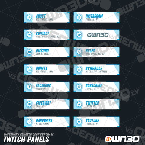 Strike Twitch Panels - OWN3D