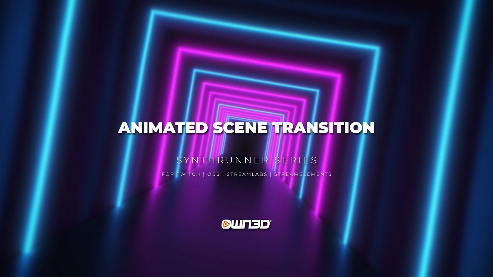 Synthrunner Transições de cena animadas para OBS