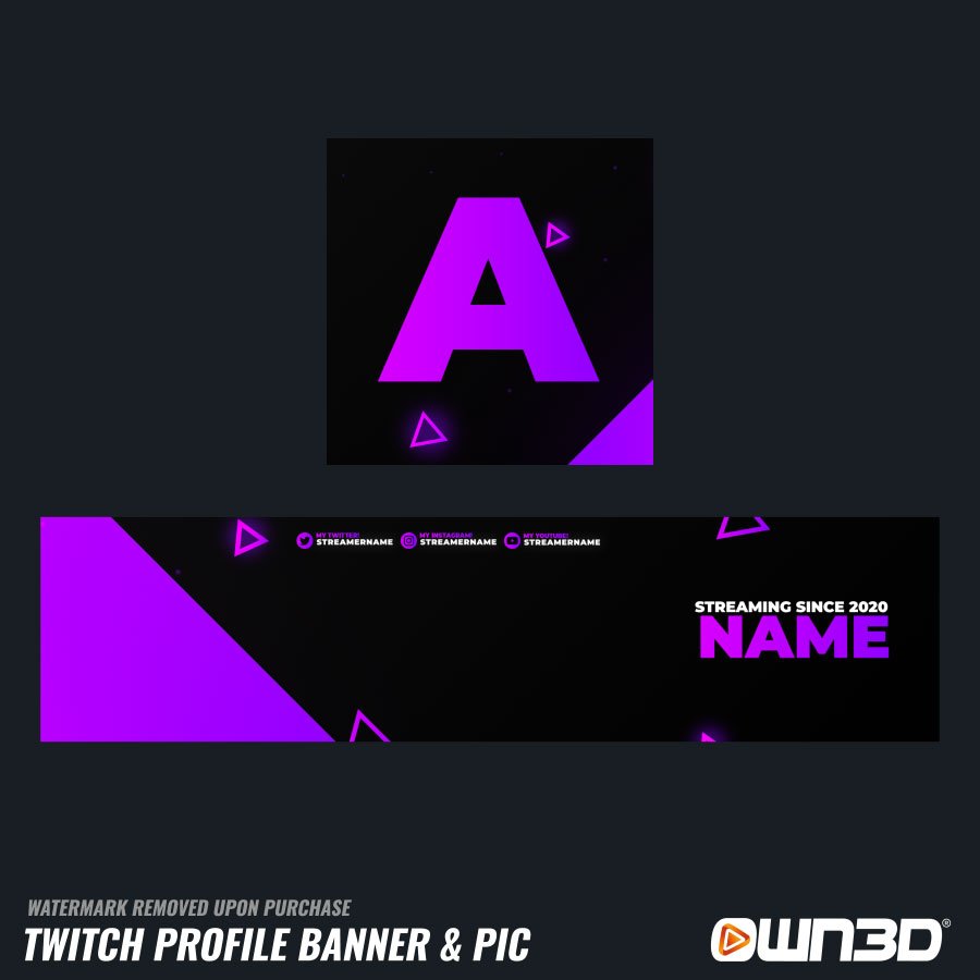 Allure Twitch banners