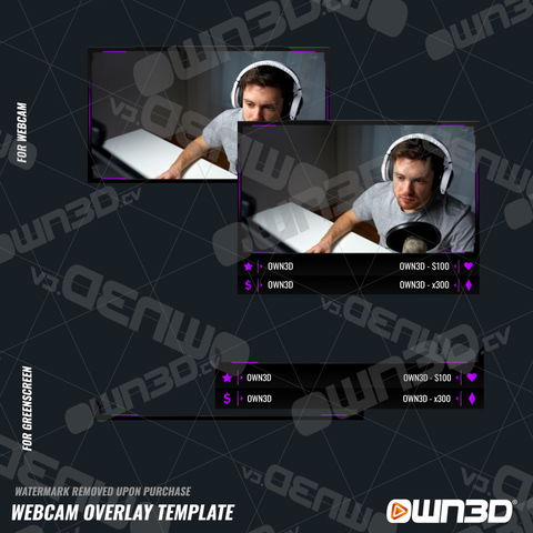 Vivid Webcam Overlays - #1 Shop for Streamers | OWN3D