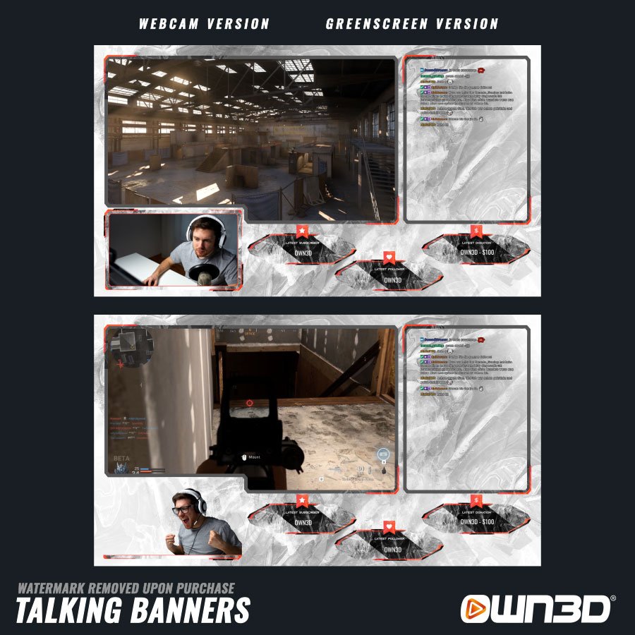 Anware Talking Screens / Overlays / Banners