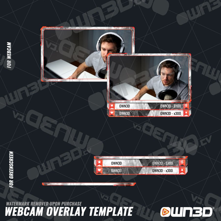 Anware Webcam Overlays / Animated Cam Templates