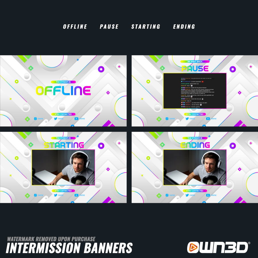 Lucent Intermission Banner 1 Shop For Streamers Own3d