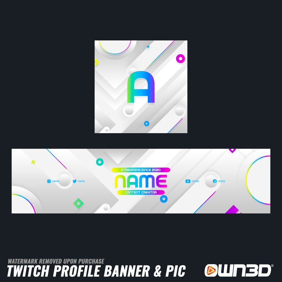 Chromatic Twitch banners