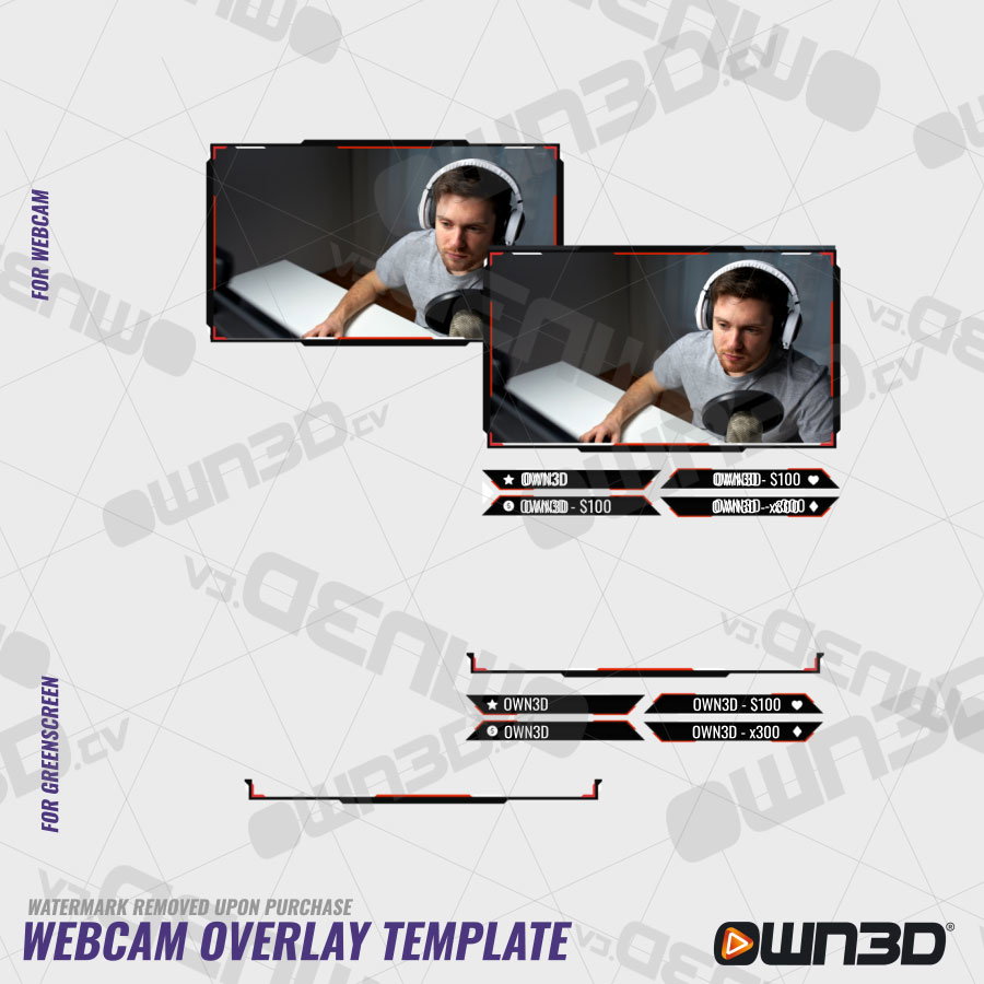Flames Webcam Overlays - OWN3D