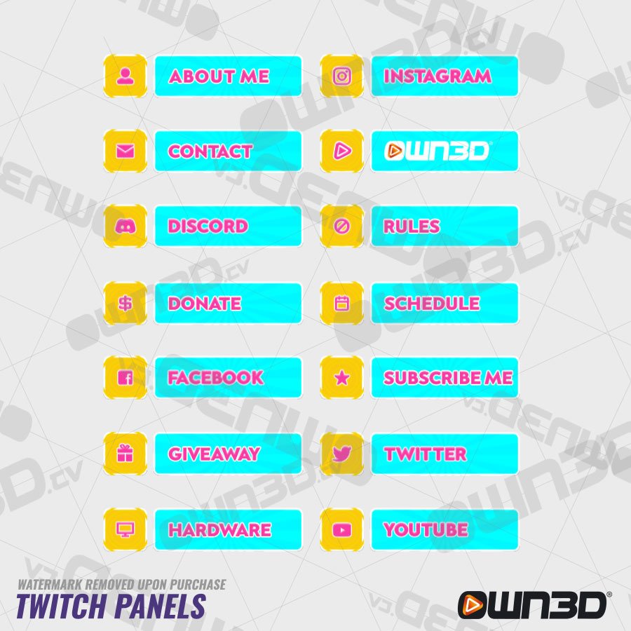 Flounder Premium Twitch Panels