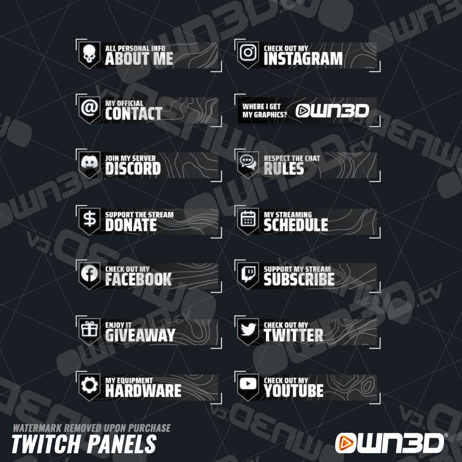 Call of Duty Frontline Premium Twitch Panels