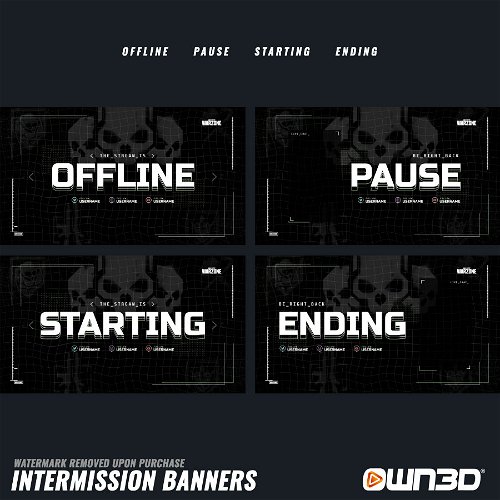 Call of Duty Ghost Intermission Banner - Offline, Pause, Start & End ...