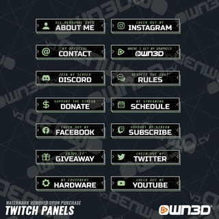 Call of Duty Ghost Twitch Panels - OWN3D