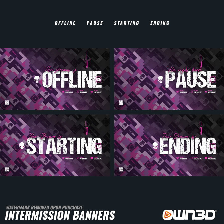 Call Of Duty Ghost Intermission Banner 1 Shop For Streamers Own3d