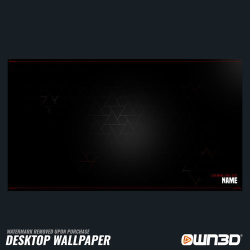 Minimal Red Desktop Wallpaper - OWN3D