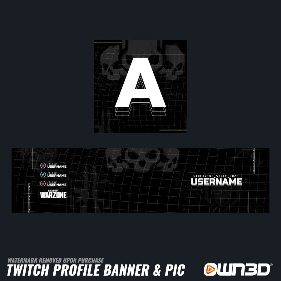 Call of Duty Ghost Twitch banners