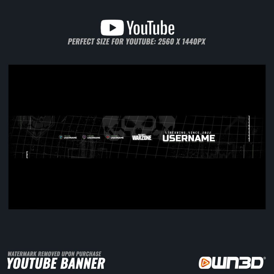 Call of Duty Ghost Banner de YouTube