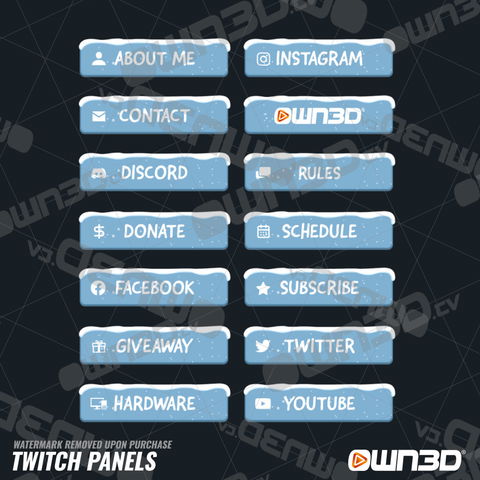 Crossfire Twitch Panels - #1 Shop for Streamers | OWN3D