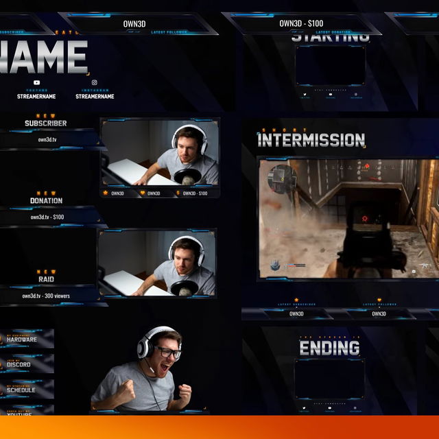 AlphaGaming Intermission Banner - #1 Shop for Streamers | OWN3D