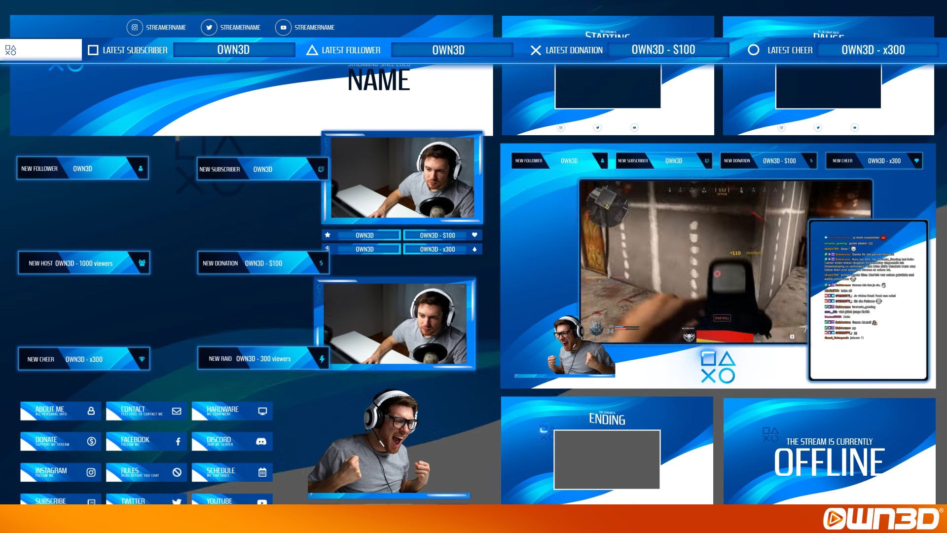 Consoles Package 1 Shop for Streamers OWN3D