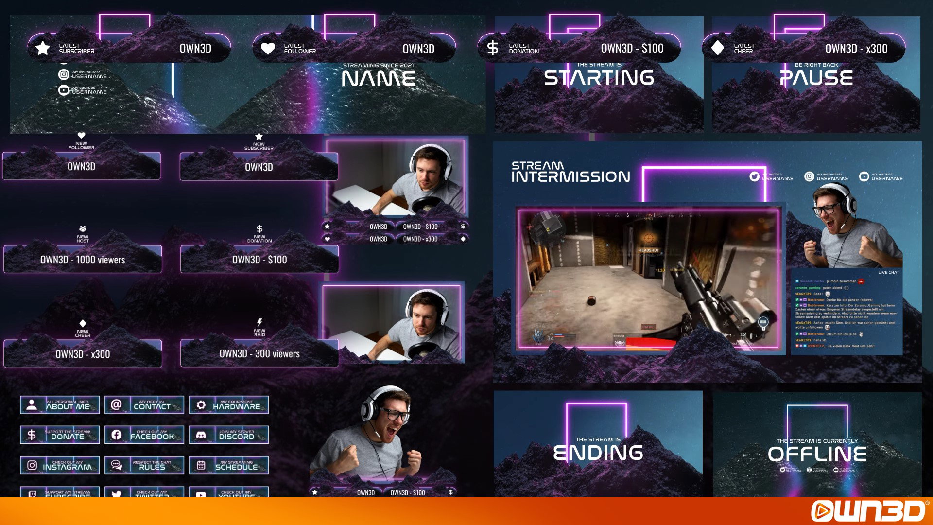 Paquete Synthrunner - La tienda para Streamers Nº1 | OWN3D