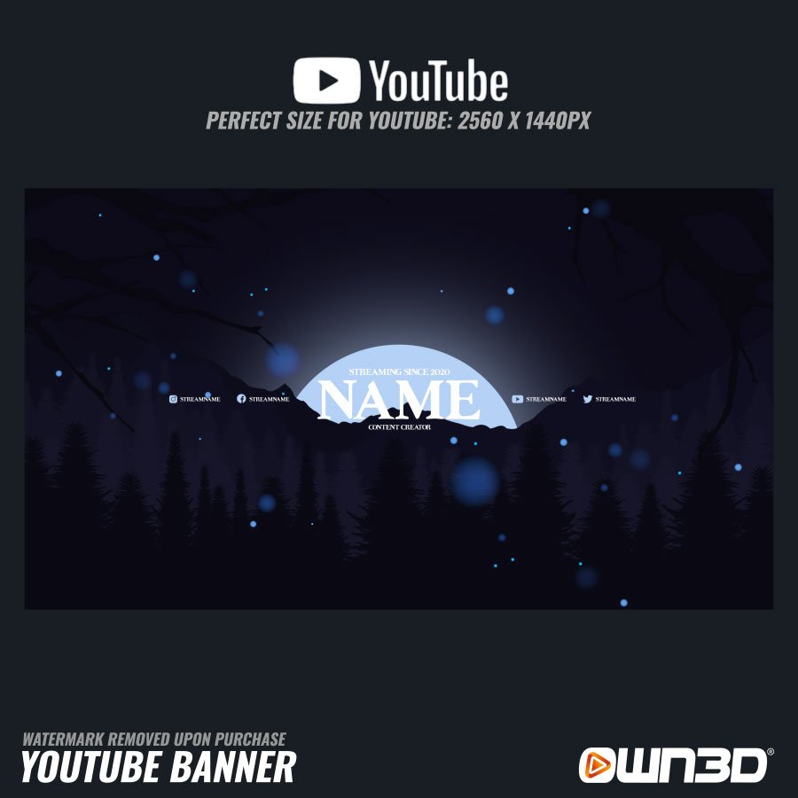 Mystic Banner de YouTube