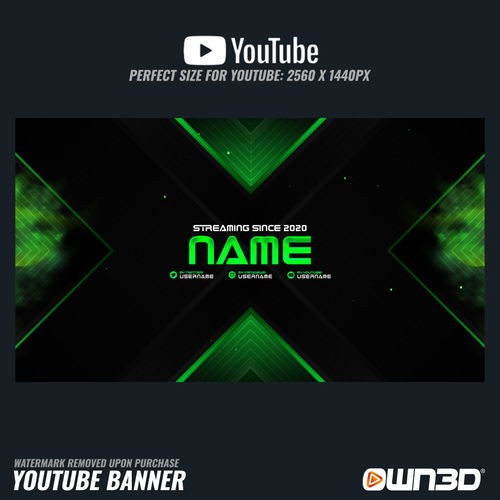 Verdant YouTube Banner - OWN3D