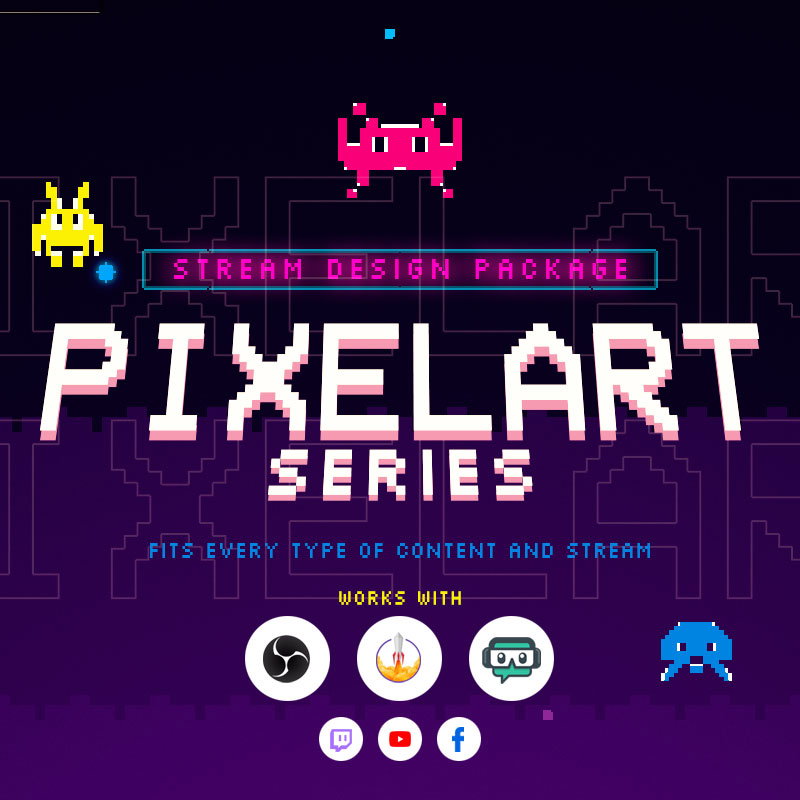 Pixelart Package - #1 Shop for Streamers | OWN3D