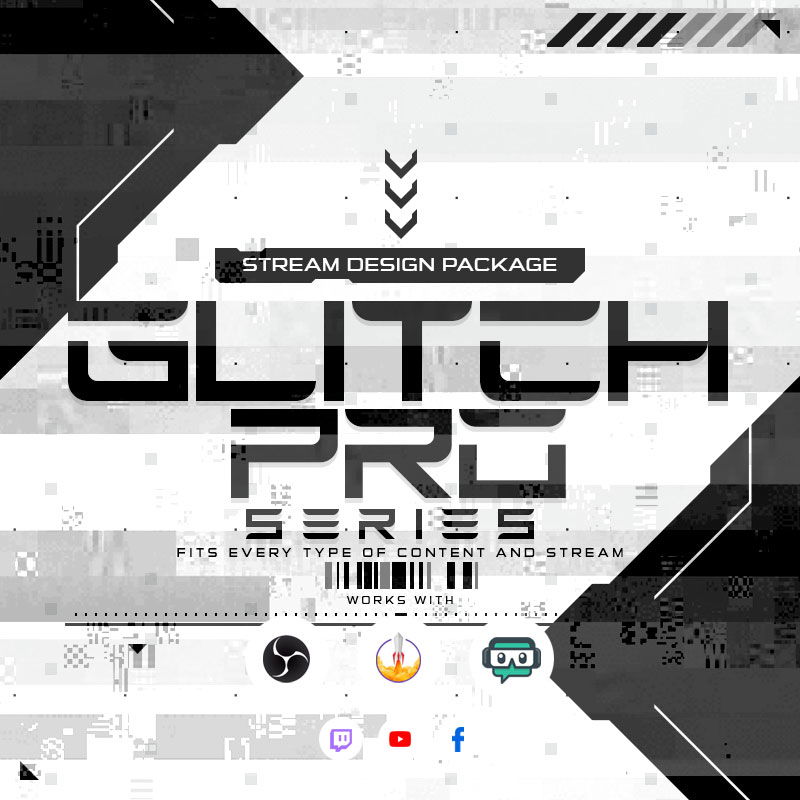 Glitch Twitch – Just Chatting, Graphic Templates - Envato Elements