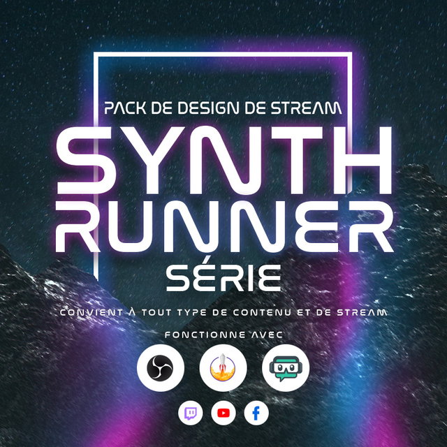 Pack Synthrunner - Boutique n° 1 pour les Streamers | OWN3D