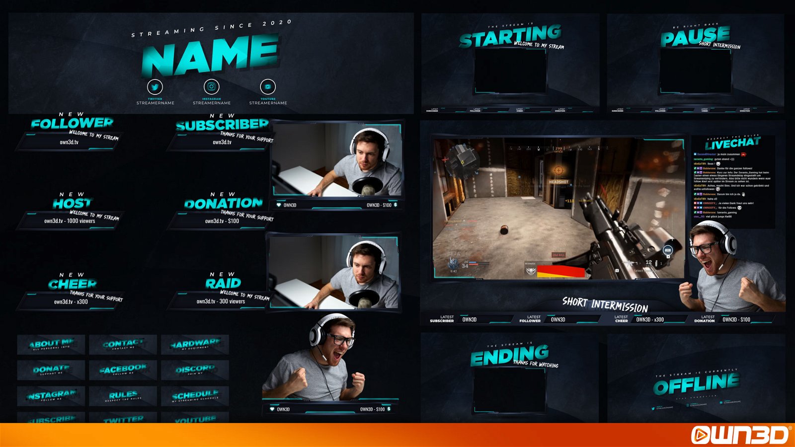 Twitch.Tv designs, themes, templates and downloadable graphic