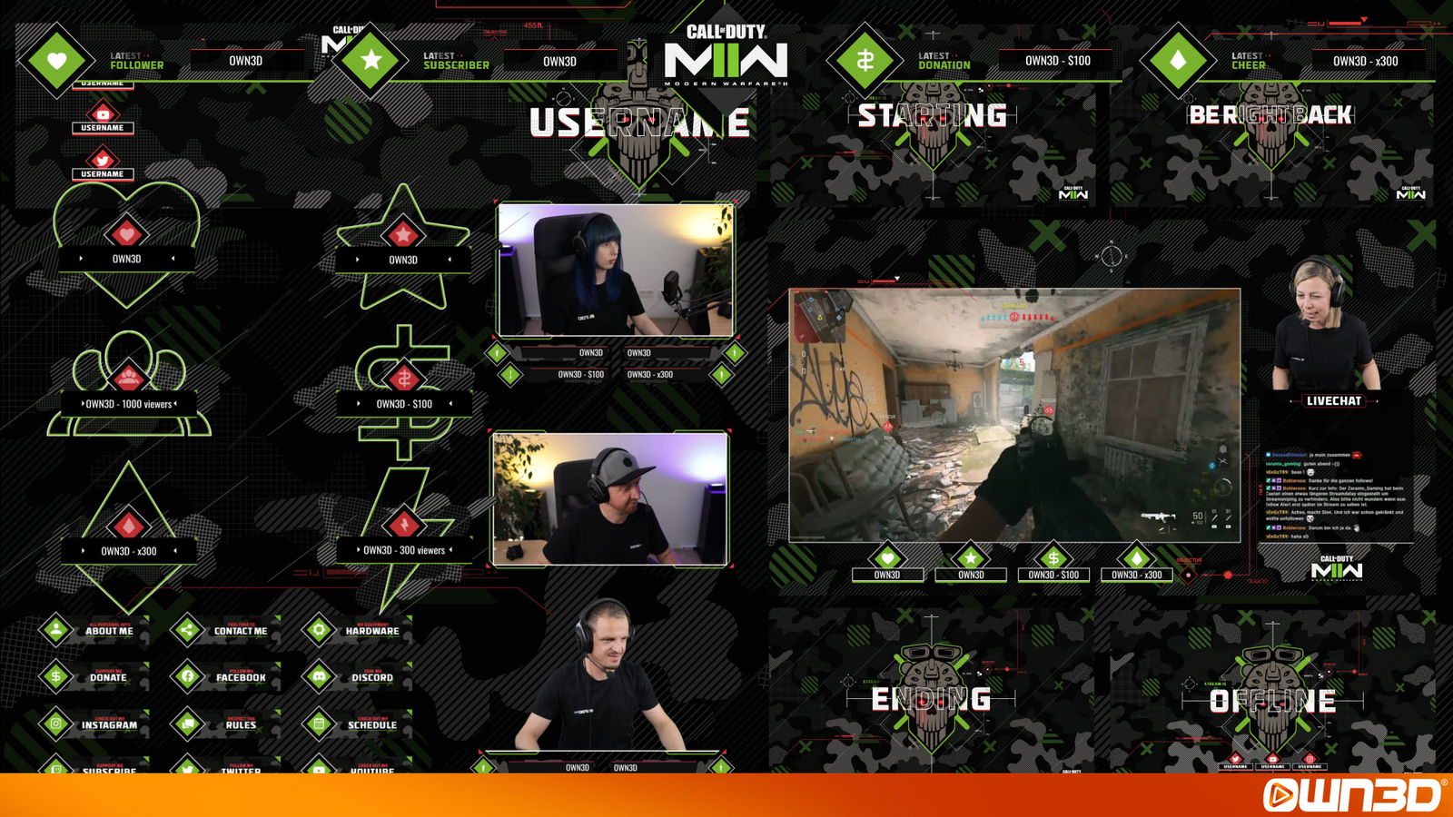 Just Chatting Overlays for Twitch,  & More! - OWN3D