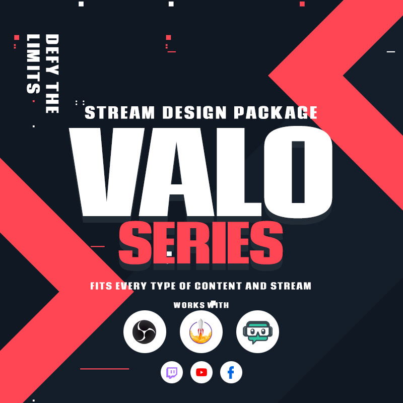 Valo Stream Overlay Package for Valorant