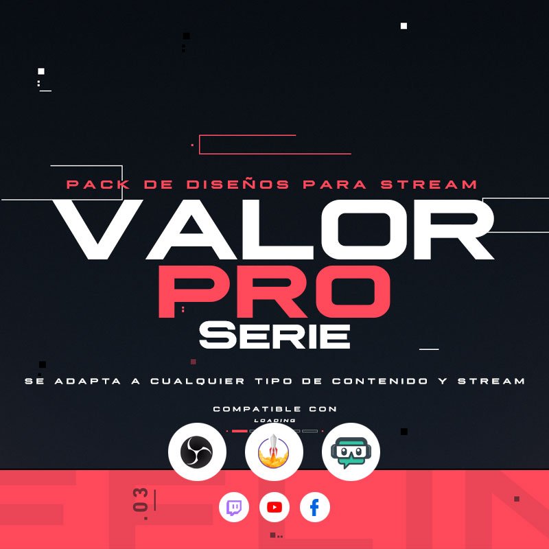 ValorPro Paquetes de overlays para Stream para Valorant