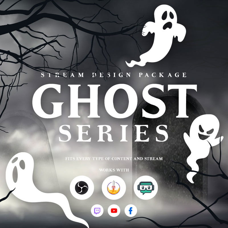 Ghost Stream Overlay Package for Events