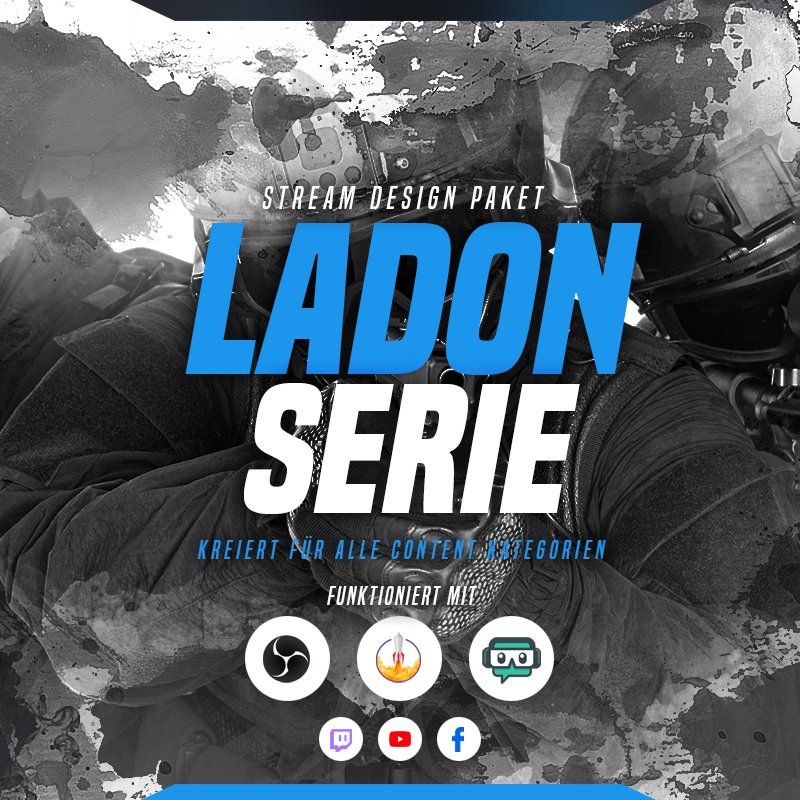 Ladon Stream Overlay Paket für Events