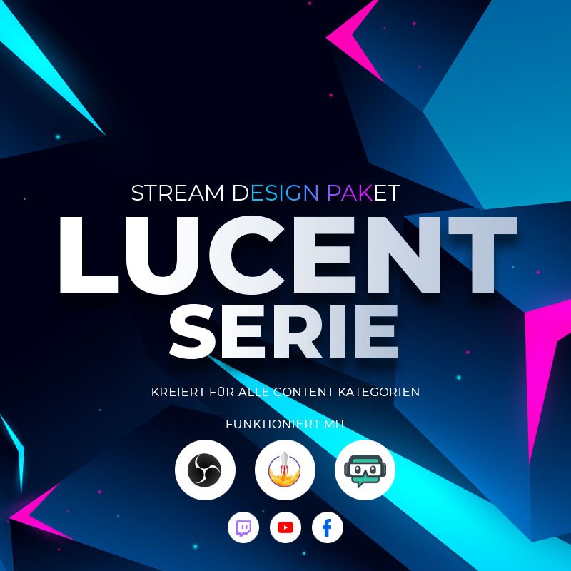 Lucent Stream Overlay Paket für Events