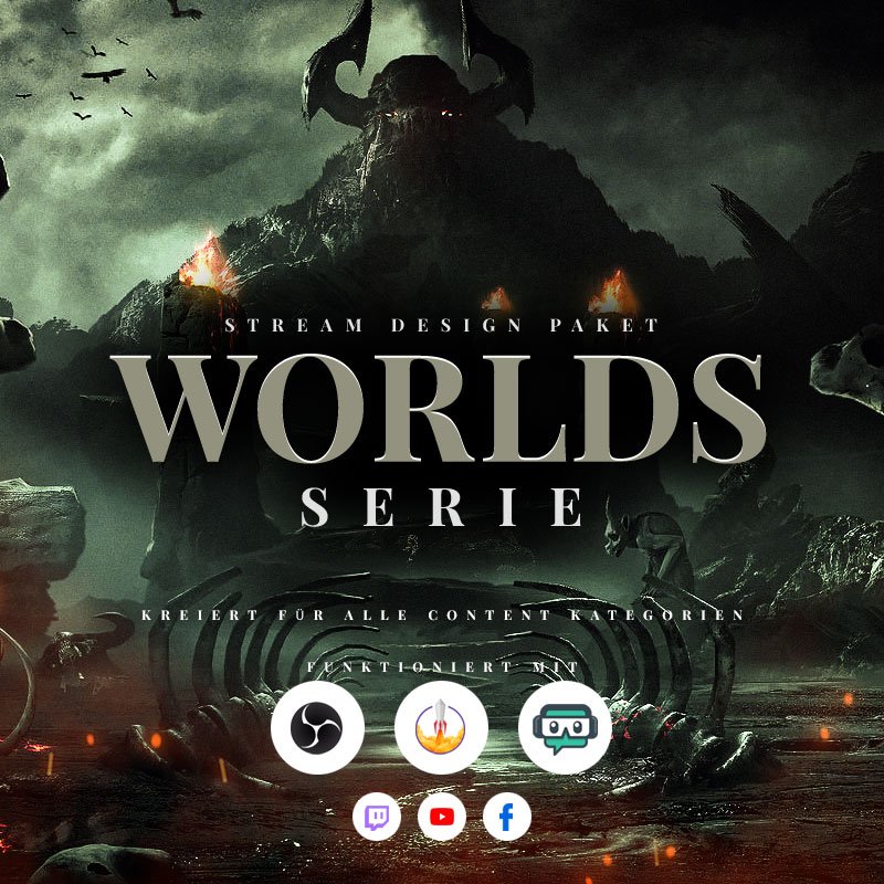 Worlds Stream Overlay Paket für Events