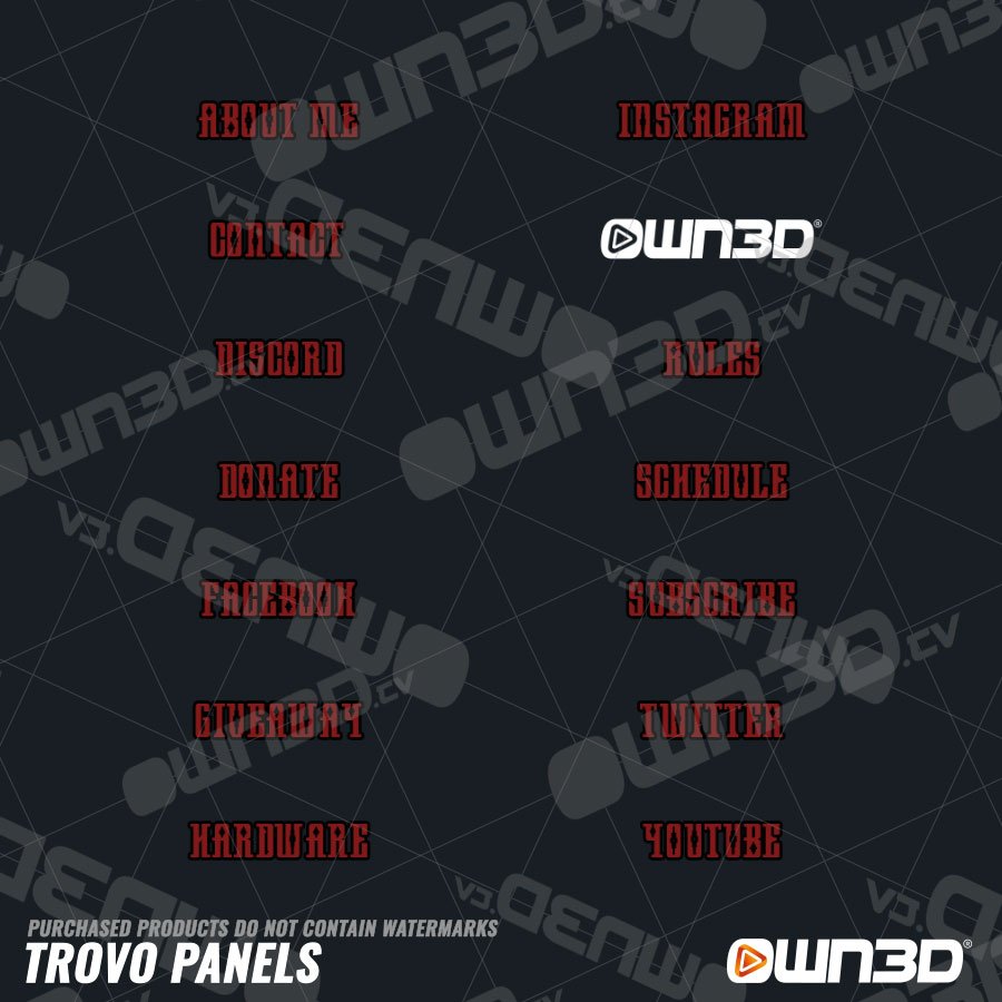 Call of Duty MW2 Las Almas Trovo Panels