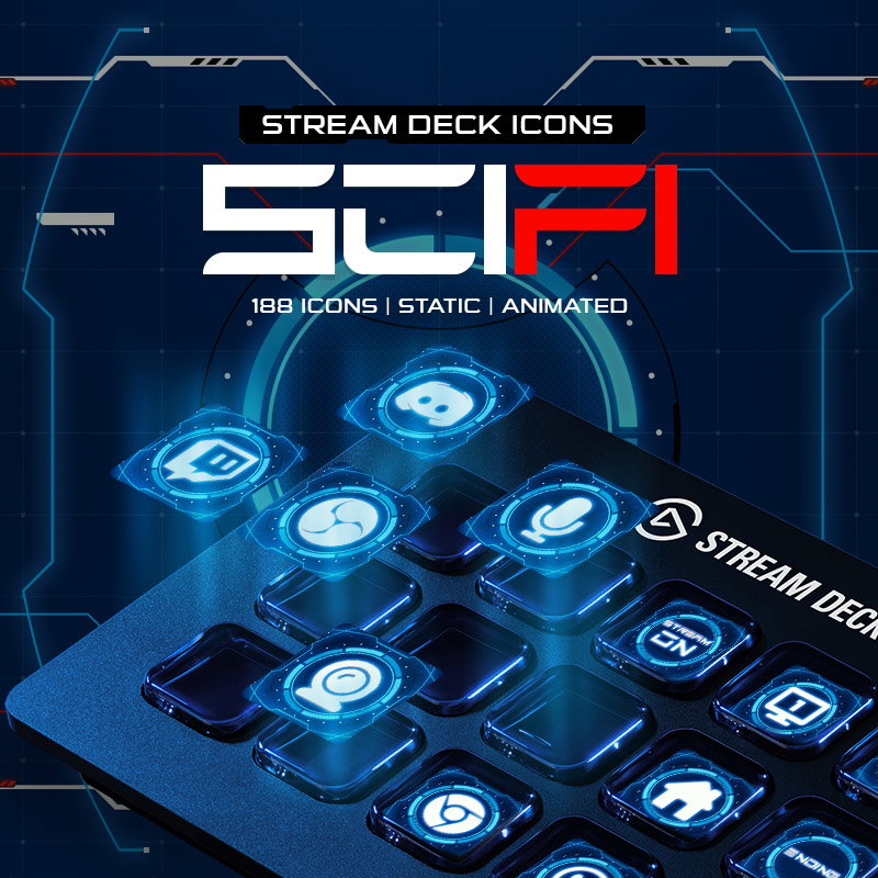 Sci-Fi Stream Deck Icons - OWN3D