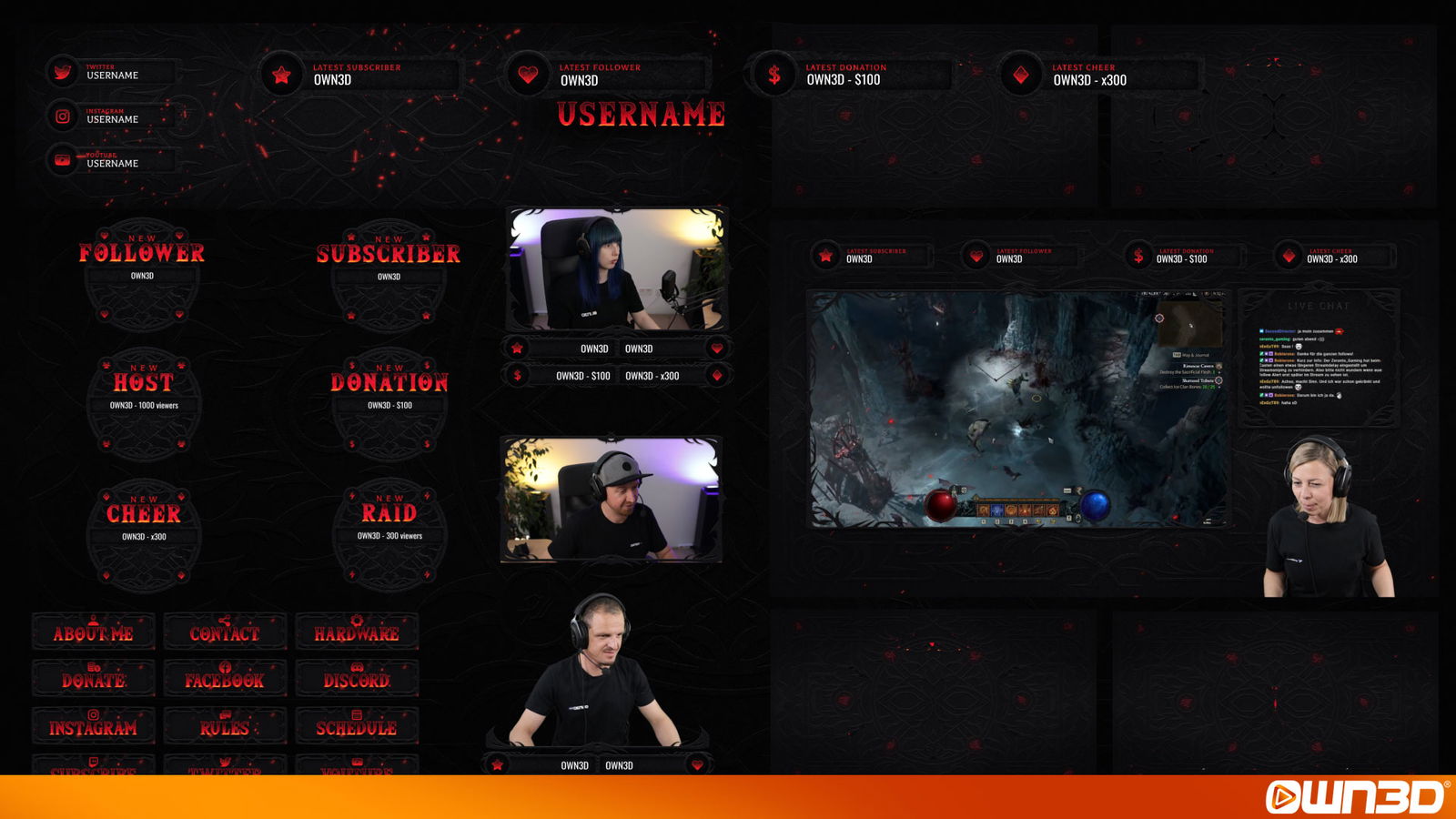 Call of Duty Stream Overlays for Twitch & More! - OWN3D