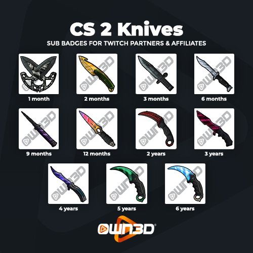 CS 2 Knives