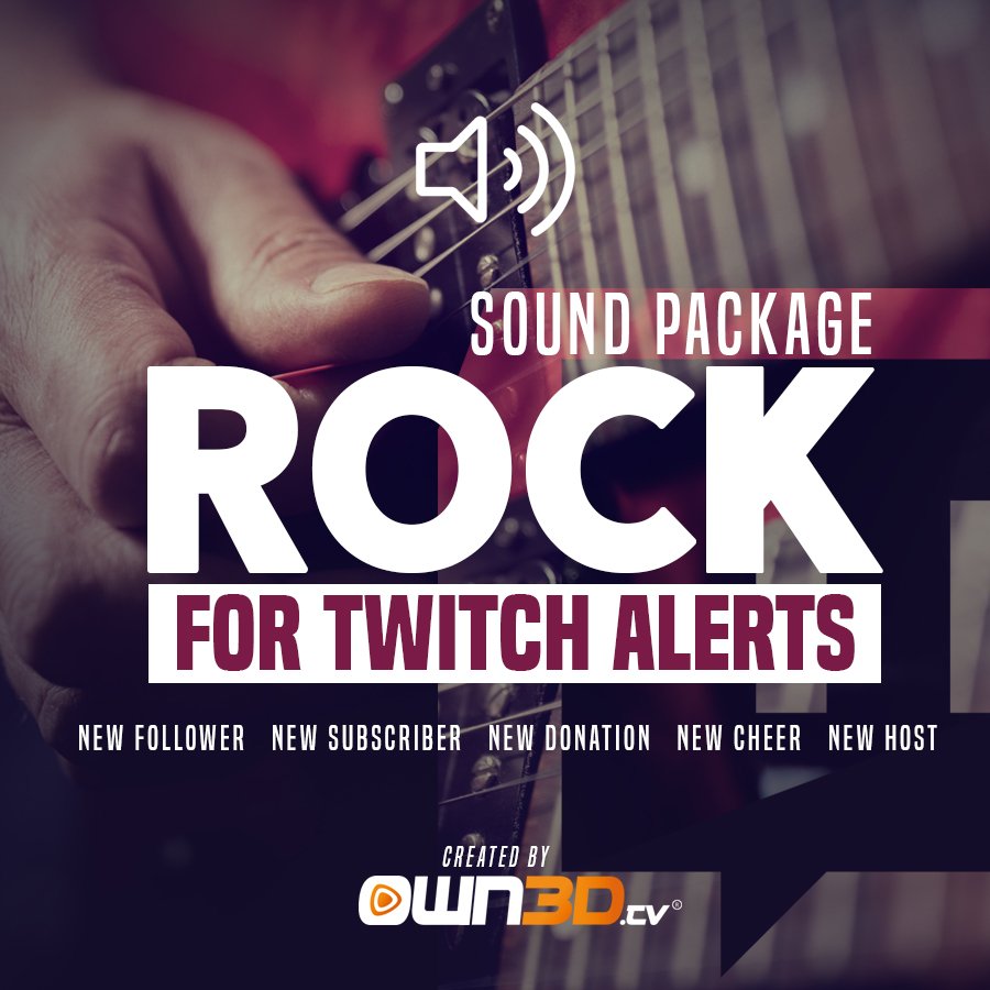 Rock Sons d'alerte Twitch