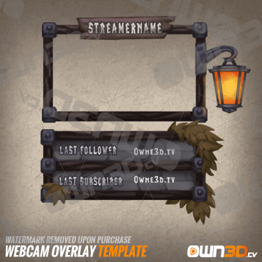 Exclusive Webcam Overlays for your stream | OWN3D ❤