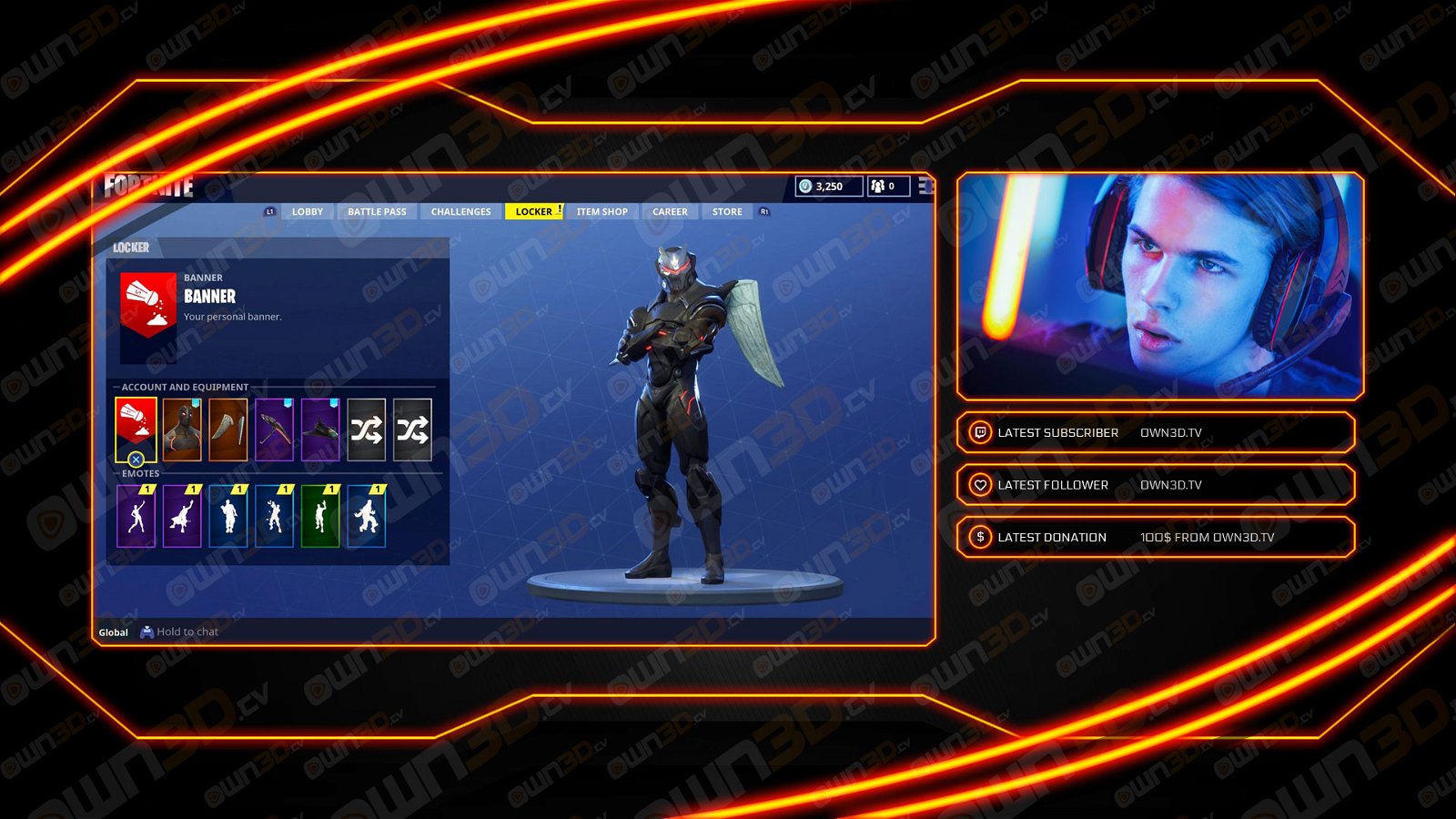 Omega Talking Screens / Overlays / Banners
