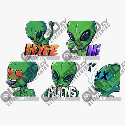 Alien Emotes