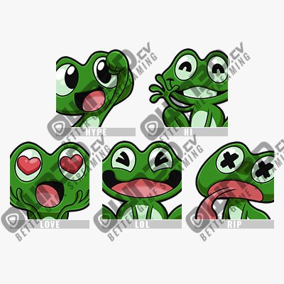Sus Frog Emote Twitch Emote  Emote (Download Now) 