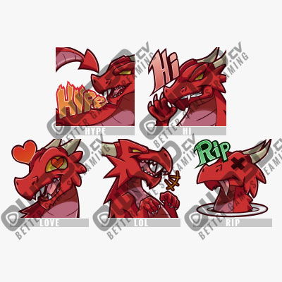 Red Dragon - Twitch Designs